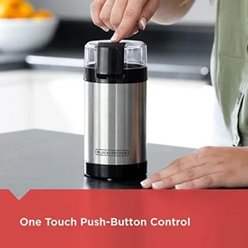 BLACK+DECKER One Touch Coffee Grinder for Quick Grinding