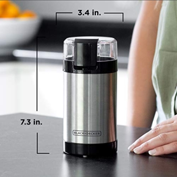 BLACK+DECKER One Touch Coffee Grinder for Quick Grinding