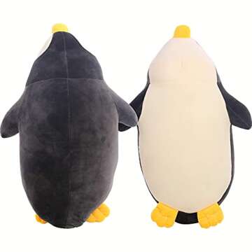 DENTRUN Penguin Plush Toy - Cuddly Soft Doll for All Ages
