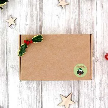 500 Christmas Dog Stickers for Holiday Cheer