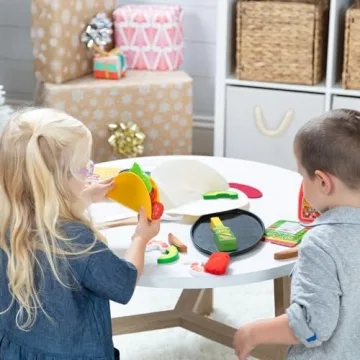 Melissa & Doug Taco Set - Sliceable Wooden Play Food