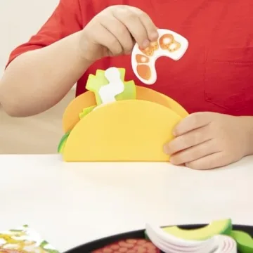 Melissa & Doug Taco Set - Sliceable Wooden Play Food
