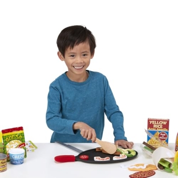 Melissa & Doug Taco Set - Sliceable Wooden Play Food