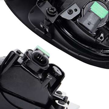 RP Remarkable Power, FL7052 Fit For 2003-2005 Accord 4Dr Clear Fog Light Kit