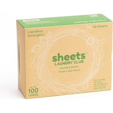 Eco-Friendly Laundry Detergent Sheets for Easy Cleaning