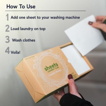 Eco-Friendly Laundry Detergent Sheets for Easy Cleaning