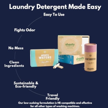 Eco-Friendly Laundry Detergent Sheets for Easy Cleaning
