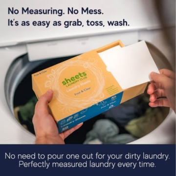 Eco-Friendly Laundry Detergent Sheets for Easy Cleaning