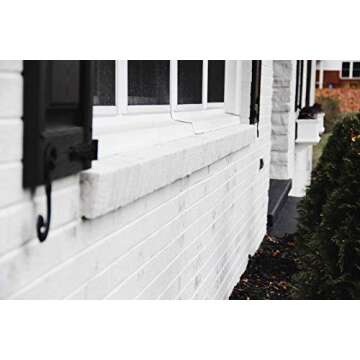 Romabio Classico Limewash Interior/Exterior Paint, Italian slaked-lime, One Coat, Avorio White, 1L/1QT