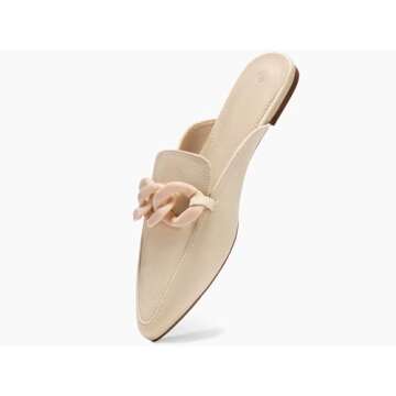 Juliet Holy Stylish Backless Mules Flats for Women