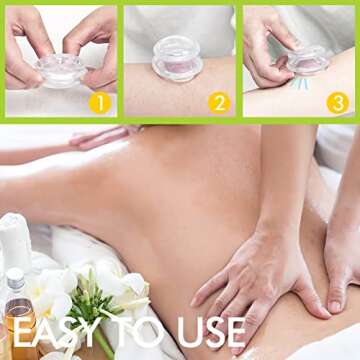 GreenLife® Silicone Cupping Therapy Set - 7 Cups for Pain Relief