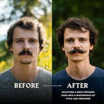 Striking Viking Beard Balm and Conditioner for Men - Leave-In Softener and Styling with Jojoba Beard Oil, Vanilla Scent, 2 Ounce (Pack of 2)