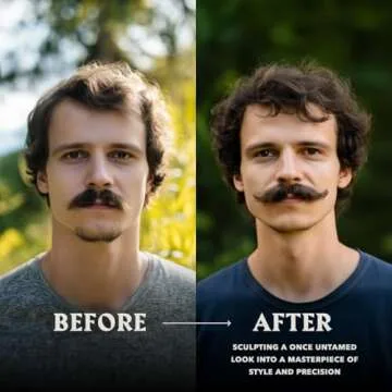 Striking Viking Beard Balm and Conditioner for Men - Leave-In Softener and Styling with Jojoba Beard Oil, Vanilla Scent, 2 Ounce (Pack of 2)