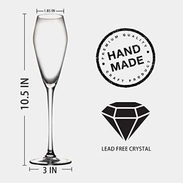 JEKOSEN Elegant Red Wine Glasses Set for Every Celebration