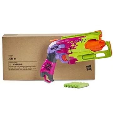 Nerf Zombie Strike Hammershot Blaster Splatter Amazon Exclusive