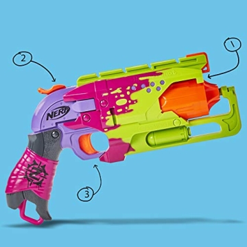 Nerf Zombie Strike Hammershot Blaster Splatter Amazon Exclusive