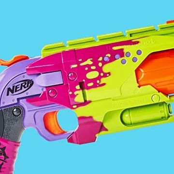 Nerf Zombie Strike Hammershot Blaster Splatter Amazon Exclusive