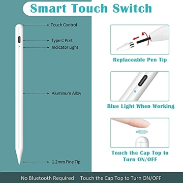 Granarbol Stylus Pen for iPad with Rechargeable Features