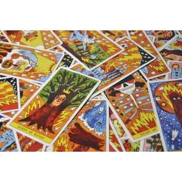 Heraclio Fournier Tarot del Fuego - Unique Hand-Drawn Cards