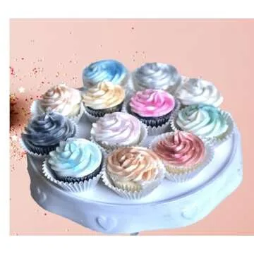 Edible glitter, Spray Luster dust set, powder pump, Rose Gold, Silver and Gold, Metallic Dust Spray Pump dispenser 5 gr NET each, for cake decoration, Food grade Paint