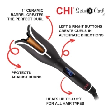 CHI Spin N Curl for Effortless Curls & Waves at Home