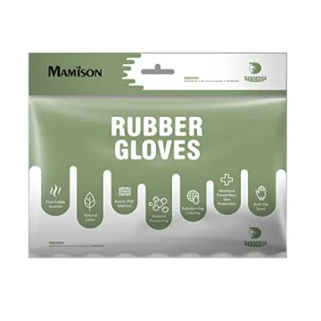 Reusable Waterproof Dishwashing Rubber Gloves for Cleaning