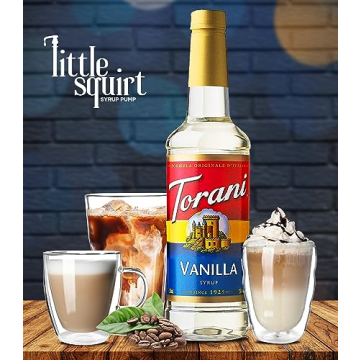 Torani Vanilla Syrup 25.4 Oz for Delicious Coffee Drinks