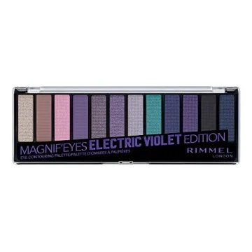 Rimmel London Magnif'Eyes Eyeshadow Palette - 12 Blendable Shades for Every Occasion