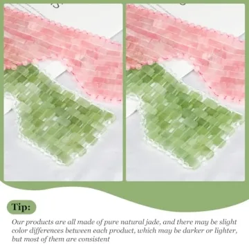 LazyGa Jade & Rose Quartz Eye Mask Set for Relaxation