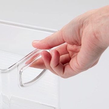 mDesign Clear Plastic Office Supply Organizer - 4 Pack