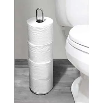 Spectrum Rounded Paper Roll Holder - Stylish & Space Saving