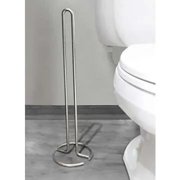 Spectrum Rounded Toilet Paper Holder for Easy Access