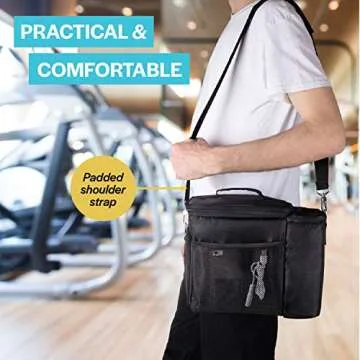 Versal Insulated Lunch Cooler Bag for Men - Meal Prep Containers Included