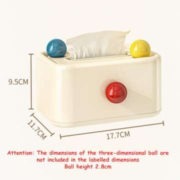 Stylish Tissue Box Cover for Living Room, Bathroom & More