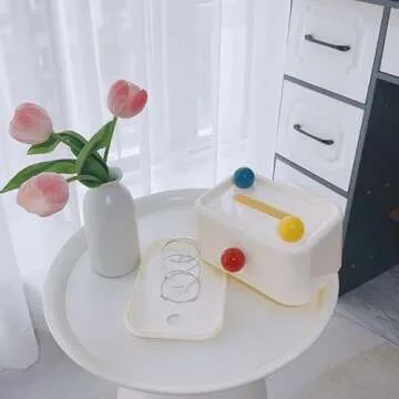 Stylish Tissue Box Cover for Living Room, Bathroom & More