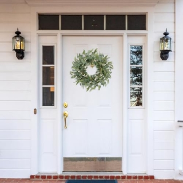 Elegant CEWOR Eucalyptus Wreath for Year-Round Decor