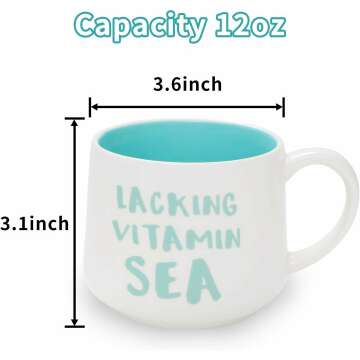 3D Unicorn Coffee Mug, Handmade 12 oz Ceramic Cup