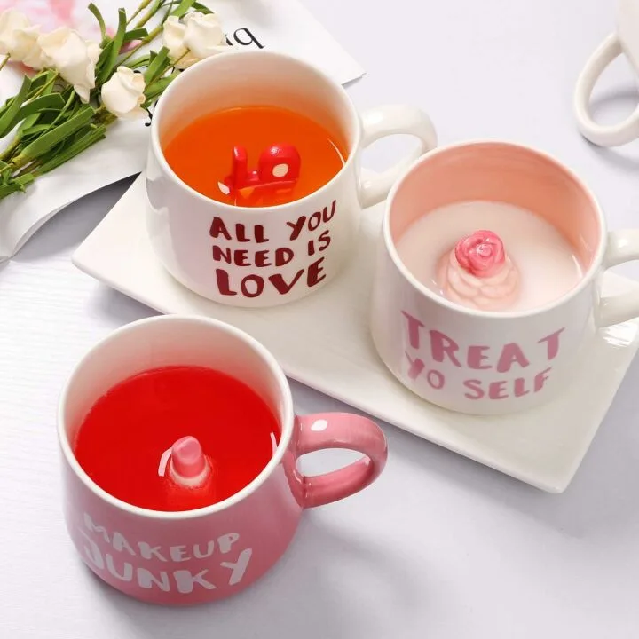 3D Unicorn Coffee Mug, Handmade 12 oz Ceramic Cup