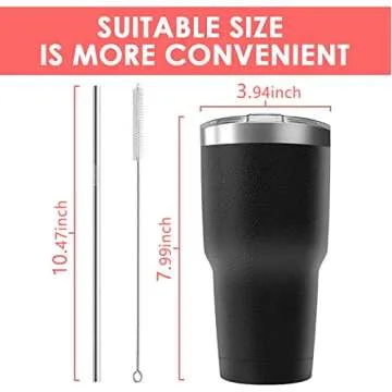 Deitybless 30oz Stainless Steel Travel Mug with Lid, 6 Pack Double Wall Vacuum Insulated Bulk Tumbler with 6 Straws, Powder Coated Coffee Cup Suitable for Vehicle Cup Holders(Assorted Colors)