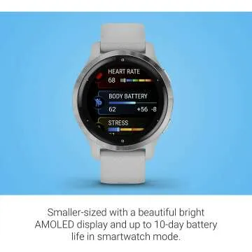 Garmin Venu 2S: GPS Smartwatch with Health Monitoring