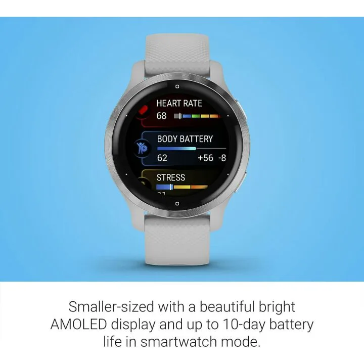 Garmin Venu 2S: GPS Smartwatch with Health Monitoring