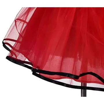 Dressy Daisy Toddler Girl Polka Dots Fancy Dress Up Costume Birthday Party Tulle Dresses with Headband Size 2T to 3T Red 203