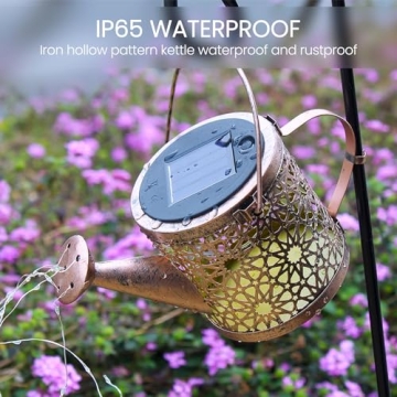 Outdoor Solar Watering Can Lights - Waterproof Decor