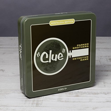 Clue Nostalgia Edition Board Game in Collectible Tin