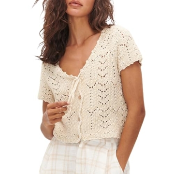 Stylish Crochet Summer Tops for Women - Breathable & Fashionable Y2K Tee