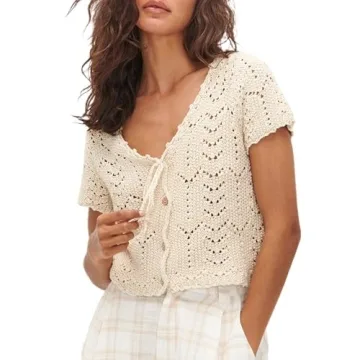 Stylish Crochet Summer Tops for Women - Breathable & Fashionable Y2K Tee