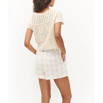 Women's Crochet Summer Tops - Breathable Y2K Fashion Tee