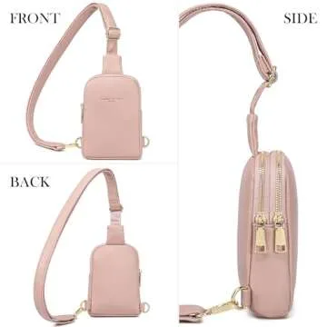 INICAT Travel Small Sling Bag Stylish Crossbody for Women