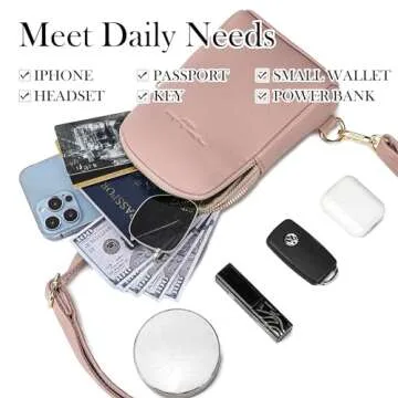 INICAT Travel Small Sling Bag Stylish Crossbody for Women