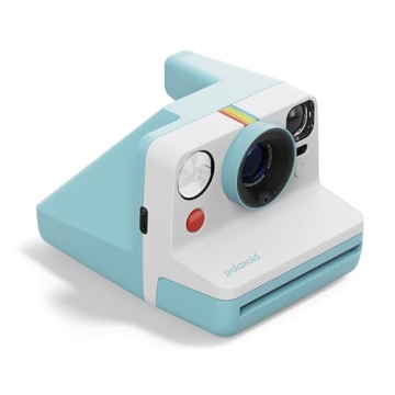 Polaroid Now Instant Camera - Artic Blue + 16 Color Photos